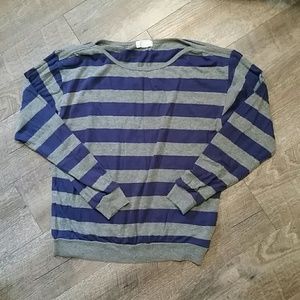 Long sleeve striped top